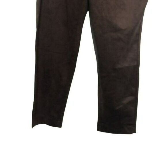 Bagatelle Brown Stretch Pants M Elastic Waist Tie - Picture 4 of 8